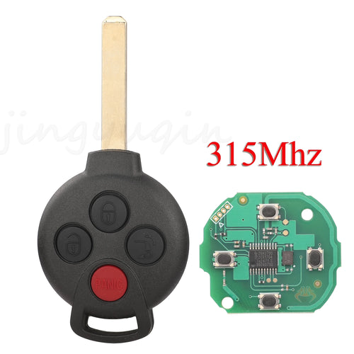 jingyuqin KR55WK45144 Remote Smart Car Key For Mercedes-Benz Fortwo