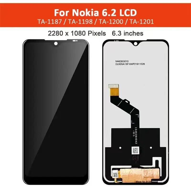 For Nokia 6.2/7.2 LCD Display Touch Screen Digitizer Assembly With
