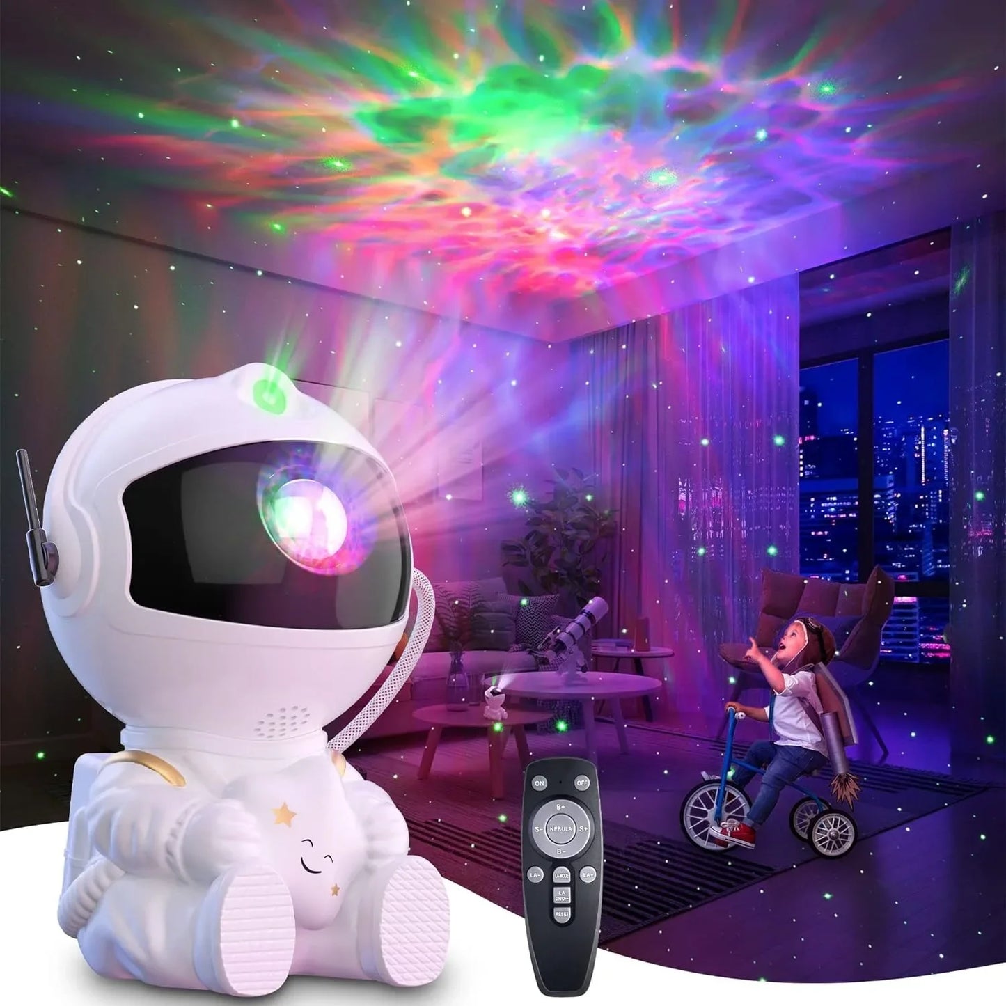 Galaxy Star Astronaut Projector LED Night Light Starry Sky Porjectors