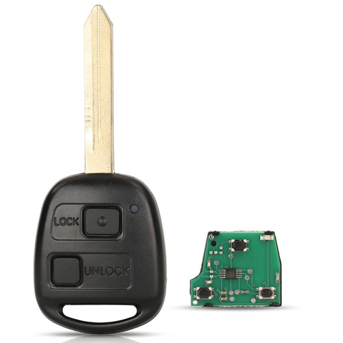 jingyuqin 433MHz 4D70/ 4C Chip 89071-0D030 2/3 Button Remote Key Fob