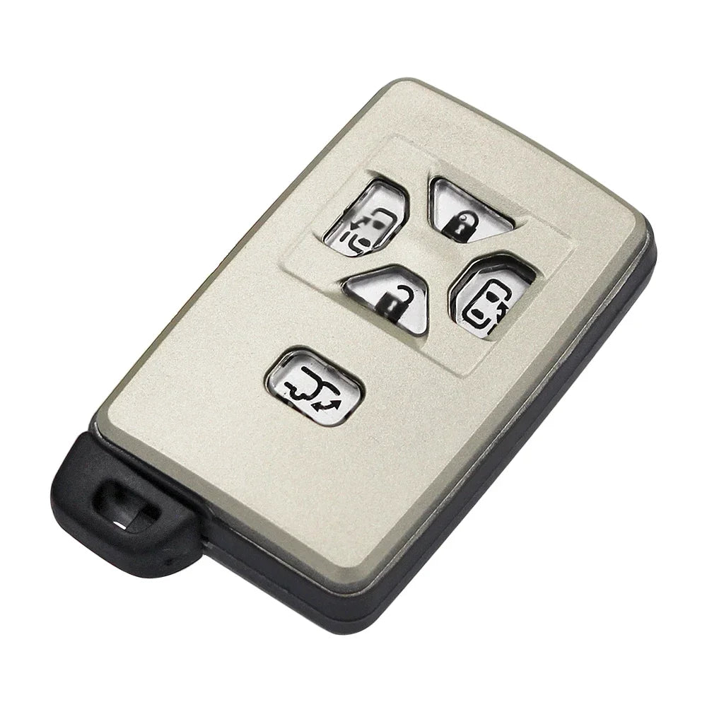 Ecusells 5 Button Keyless Go Smart Remote Key ASK 312/314.3MHz 4D Chip
