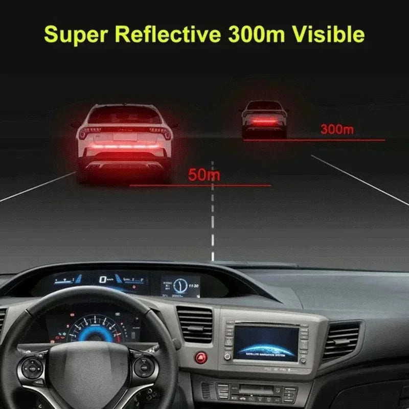 90cm Car Sticker Reflective Warning Safety Tape Anti Collision Warning