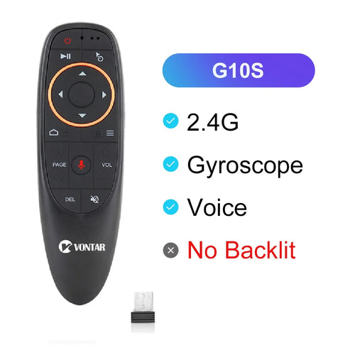 VONTAR G10 G10S Pro Voice Remote Control 2.4G Wireless Air Mouse