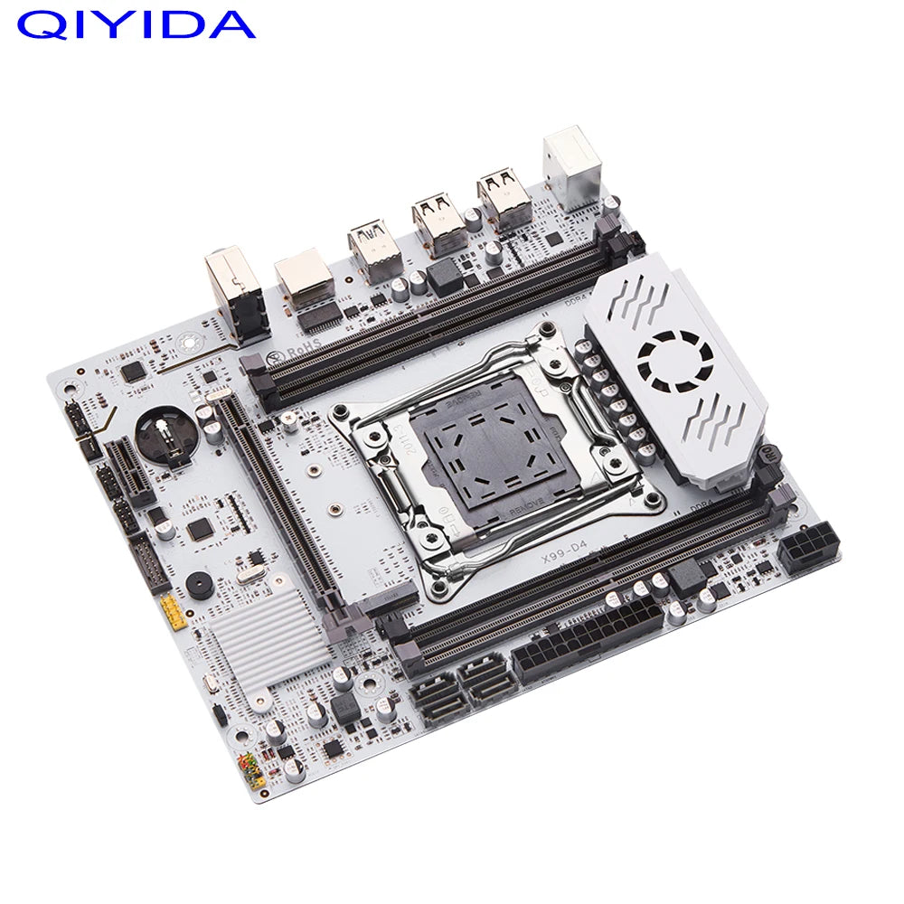 QIYIDA X99 Motherboard set LGA 2011-3 kit combo Xeon E5 2640 V4 CPU