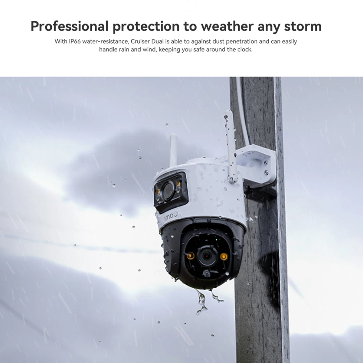 IMOU Cruiser Dual 8MP Dual Lens WiFi Camera Wifi 6 Zoom AI Human