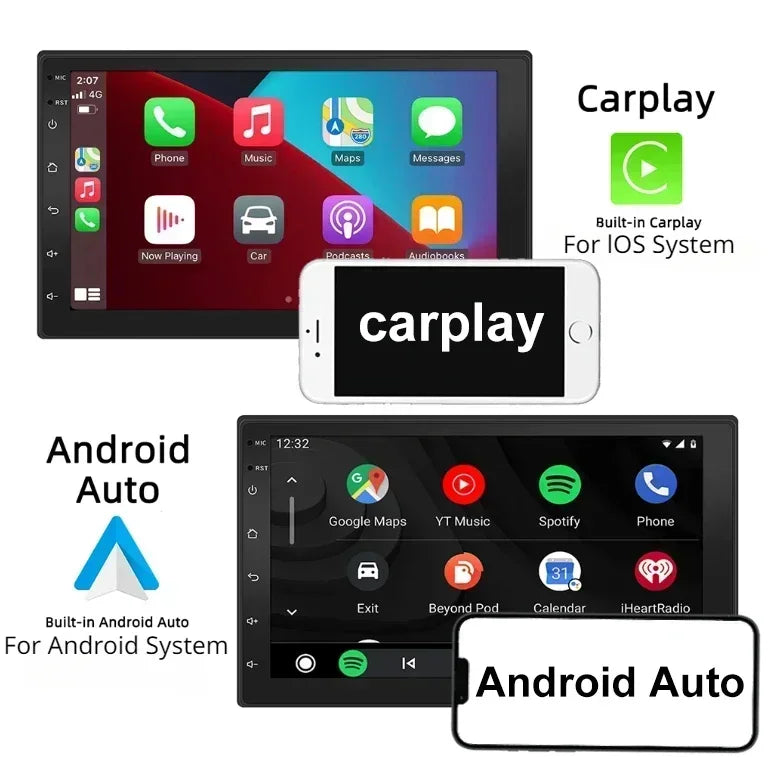 SEPTON 7"/9"/10" Universal 2 DIN Car Radio WIFI Car Audio Multimedia