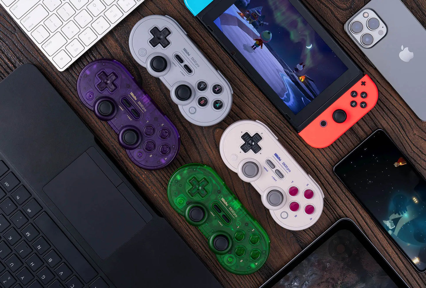 8Bitdo SN30 Pro Bluetooth Wireless Gaming Controller with Hall Effect