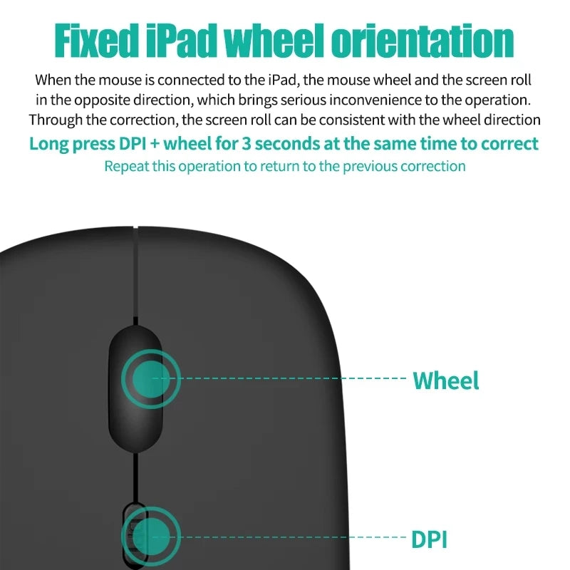 Bluetooth 5.0 & 2.4G Wireless Keyboard and Mouse Combo Mini Multimedia