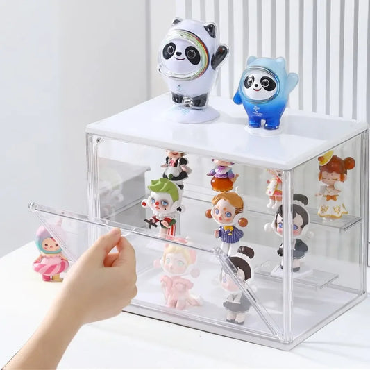 Display Stand Transparent Ladder Animation Car Model Blind Box