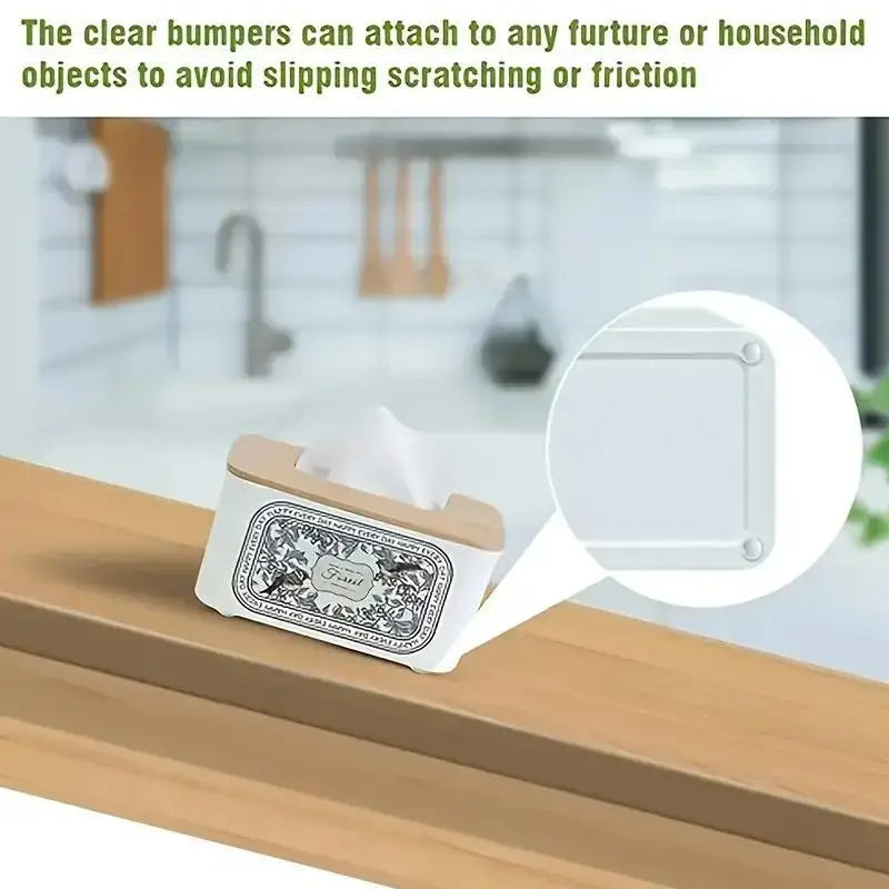 100Pcs Soft Silicone Rubber Anti Slip Bumpers Feet Pads Damper Buffer