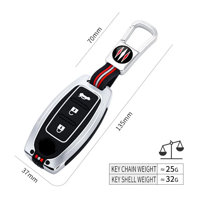 Key Fob Cover with Keychain Lanyard for Nissan Altima Sentra Maxima