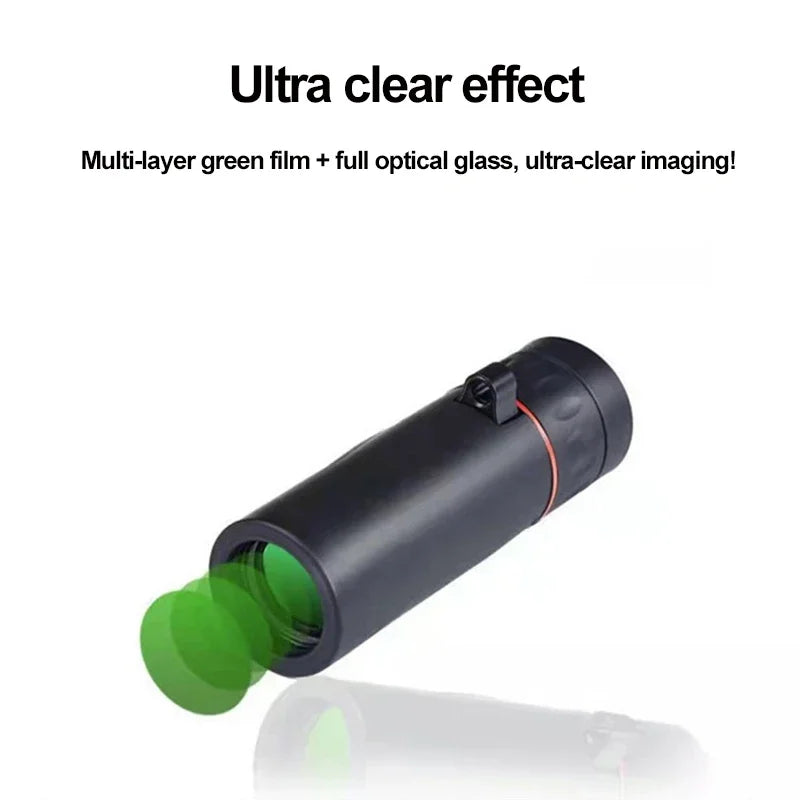 High Power Monocular Telescope 8x Magnification for Clear and Crisp