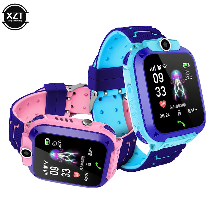 NEW Q12 Waterproof Children's Smart Watch Sim Card LBS Location