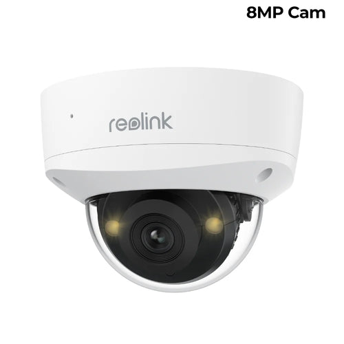 Reolink 5MP 8MP 12MP IK10 Vandalproof PoE Security Camera 2.8mm Lens