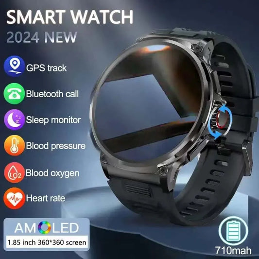 New Men's smartwatch HD Bluetooth Talk 1.85 "display Smartwatch 710