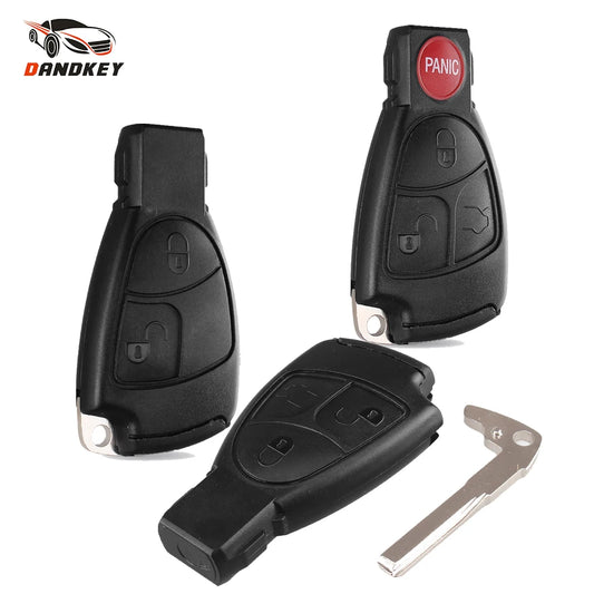 Dandkey 2/3/4 Buttons Car Key Replacement For Mercedes Benz C B E