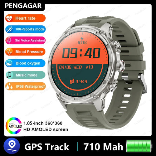 V99 1.85-inch Ultra HD Smart Watch NFC sensing Bluetooth Call 710 Mah