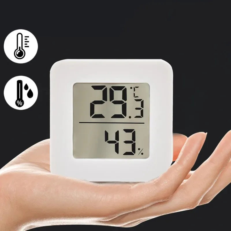 Mini Indoor Thermometer LCD Digital Temperature Room Hygrometer Gauge