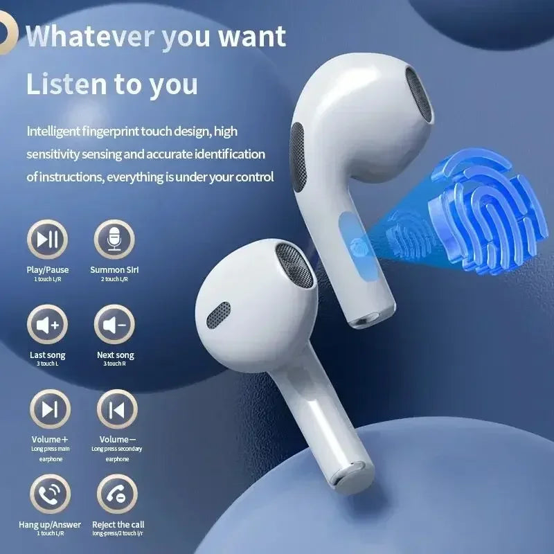 TWS Pro6 Earphone Bluetooth Headphones with Mic 9D Stereo Pro 6