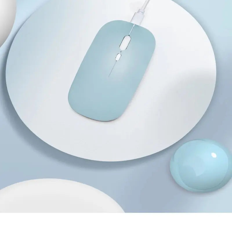 Macaron Rechargeable Wireless Bluetooth Mouse 2.4G USB Mice For