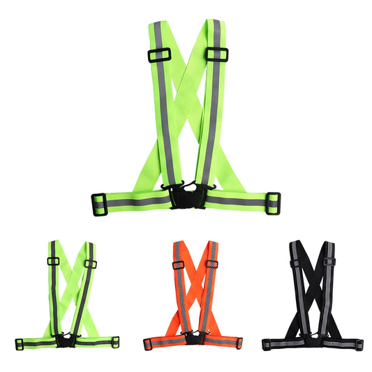 Outdoor Adjustable Safety Vests Night Walking Highlight Reflective