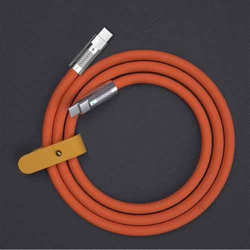 120w 6a Super Fast Charge PD Type C Liquid Silicone Cable Quick Charge