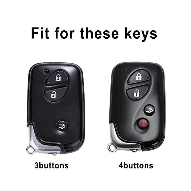 3/4 Buttons TPU Car Remote Key Case Cover for Lexus IS250 IS300C RX270