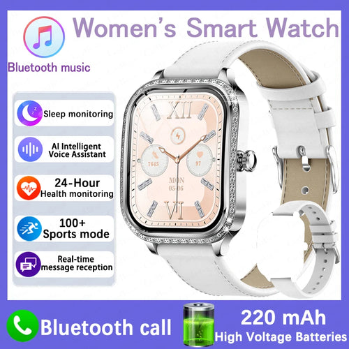 For Xiaomi Huawei New Women Smart Watch Heart Rate Blood Pressure