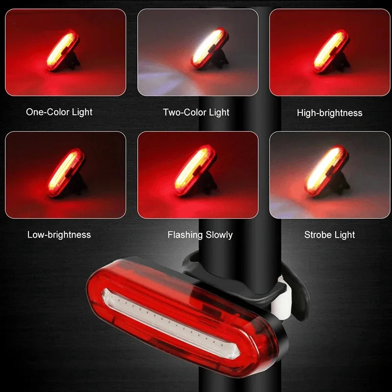 Bicycle Taillight MTB Red Light Bike Rear Light Cycling Warming Safety
