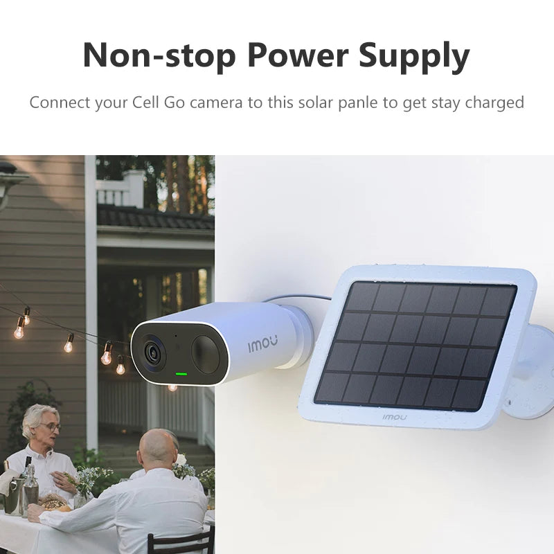 IMOU Cell Go with Solar panel Rechargeable Camera Wi-Fi Vlog feature