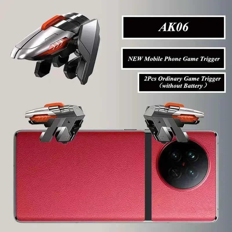 MEMO 6 Finger Mobile Phone ABS Game Trigger AK06 for PUBG Aim Shooting