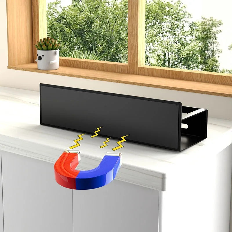 1/2pcs Magnetic Storage Shelf Household Kitchen Refrigerator Washing