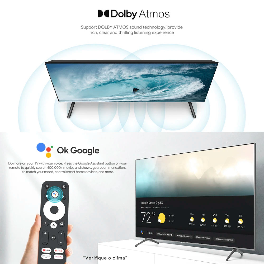 MECOOL  Android TV Box KM2 Plus 4K Amlogic S905X4 2G DDR4 Ethernet