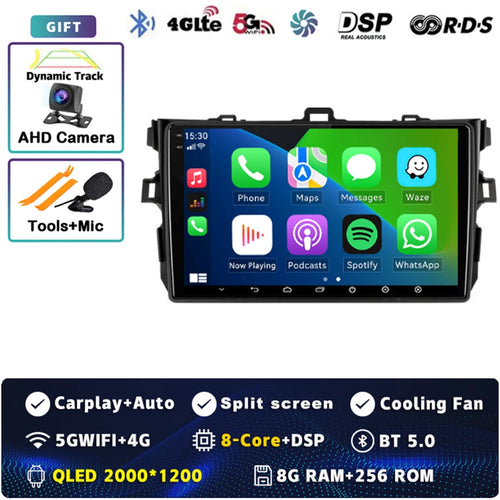 Android 14 Car radio Navigation Multimedia Player For Toyota Corolla