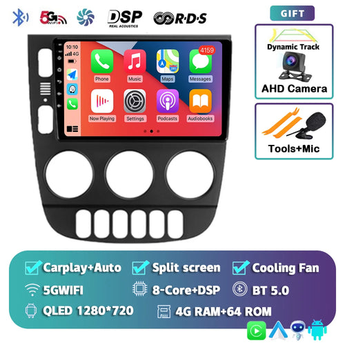 Android 14 Carplay Auto 2K Screen Car Radio Multimedia Player