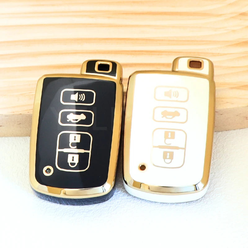 4 Buttons Car Key Case Cover For Toyota Camry Corolla RAV4 Highlander