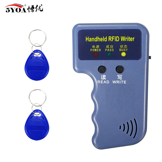 Repetitive Handheld 125KHz EM4100 5200 RFID ID Card Writer Copier