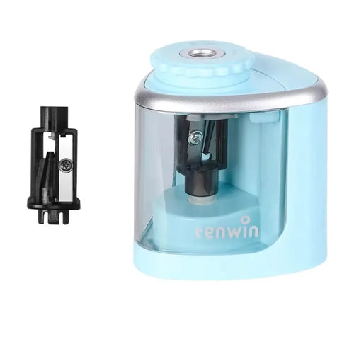 TENWIN 1pc Electric Single Hole Pencil Sharpener, Suitable for 6-8mm