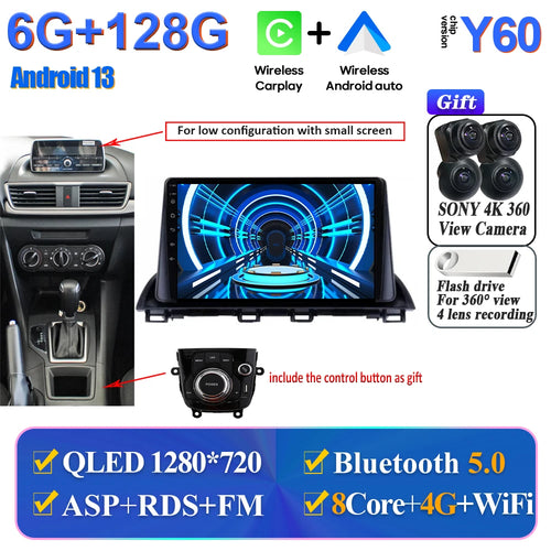 Car Multimedia Android For Mazda 3 Axela 2014-2017 2018 2019 Head Unit