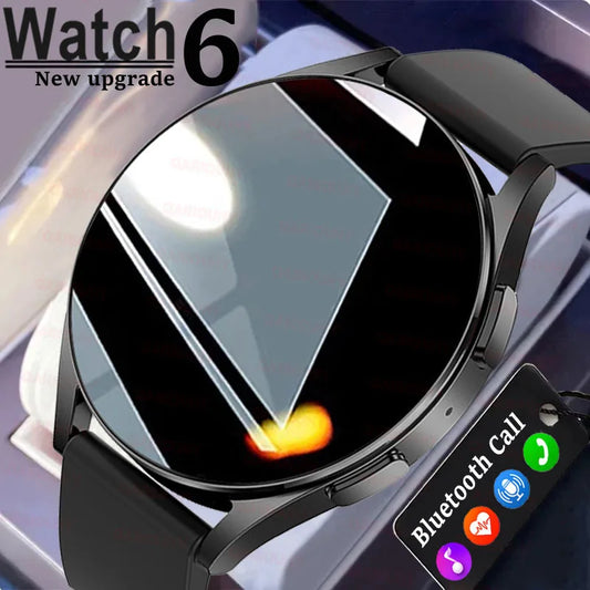 New Smartwatch 6 for Men HD Full Touch Blood Pressure Blood Oxygen