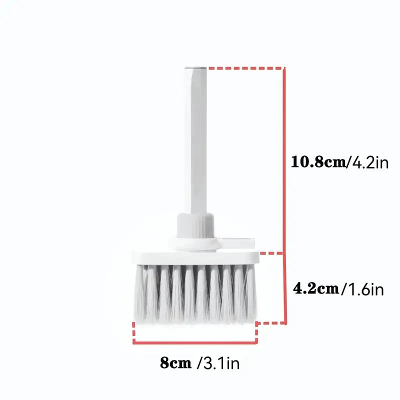 5-in-1 Cleaning Pen Dust Removal Brush, Detachable Dual Headed