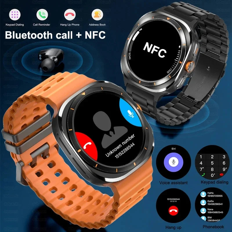 For Samsung Sapphire 32GB Smartwatch Waterproof Men Smart Watch