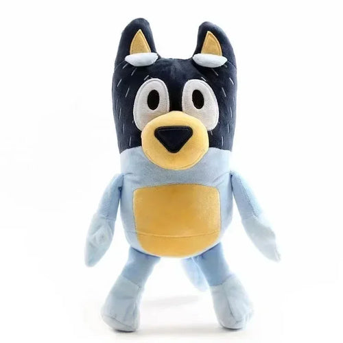 17/28cm Bluey & Bingo Family Plush Toys - Cartoon Dog Stuffed Animals,