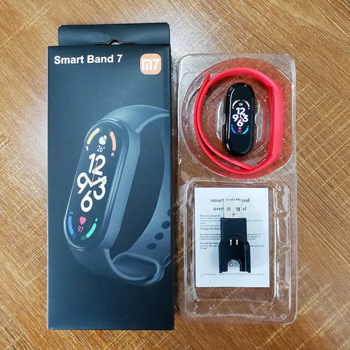 M7 Smart Band Watch Silicone Heart Rate Smart Band Varied Dials