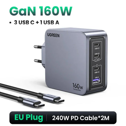 UGREEN 160W GaN Charger PD3.1 Type C QC4.0 3.0 Quick Charge For