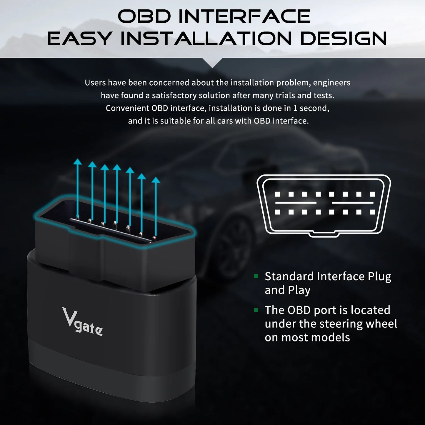 Best Price Vgate iCar Pro 2S Bluetooth 5.3 OBD2 Scanner Auto SCAN
