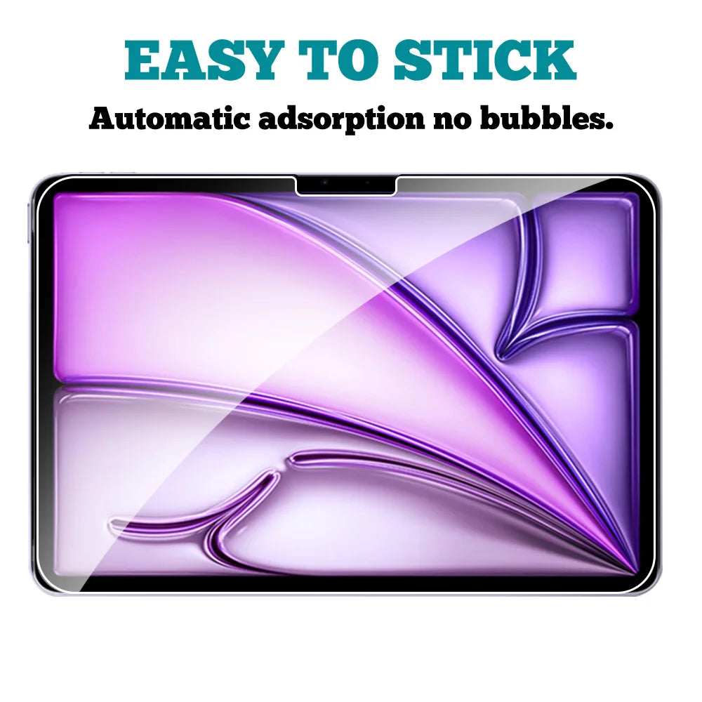 2Pcs Tempered Glass Screen Protector For ipad Pro Air 13 11 2024 M4 M2