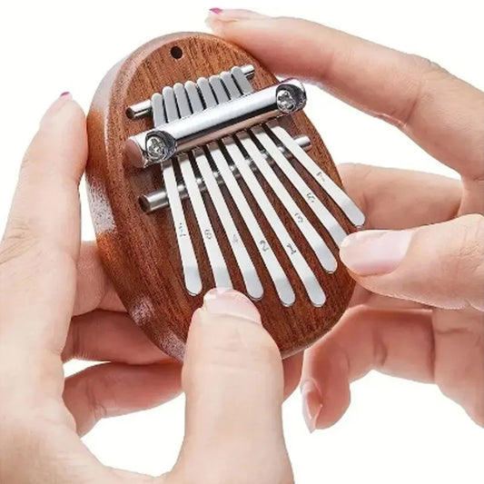 8 Key Mini Wooden Kalimba High Quality Exquisite Finger Thumb Piano