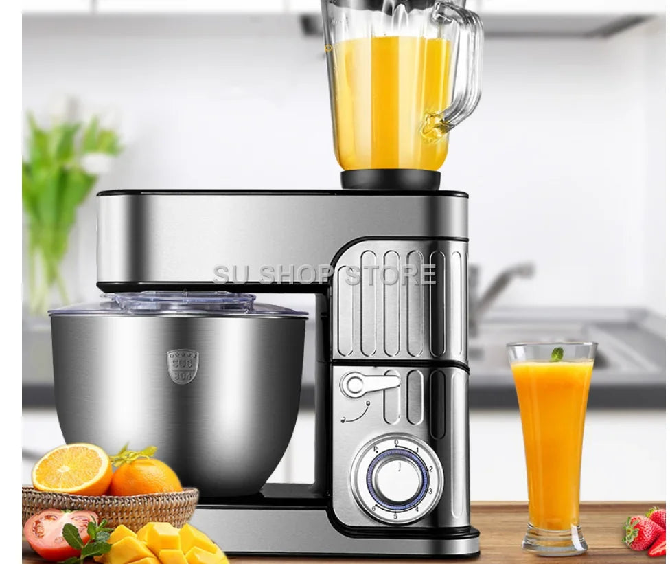 7L Stainless Steel Electric Food Stand Mixer 6-Speed Kitchen Chef with