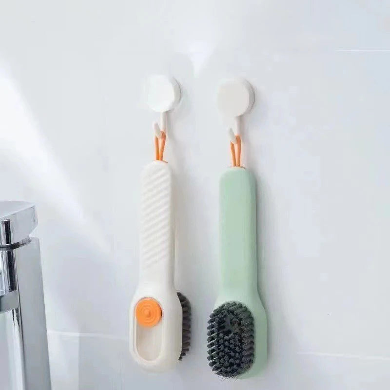 Liquid-Added Shoe Brush, Multifunctional Shoe Cleaning Brush Household